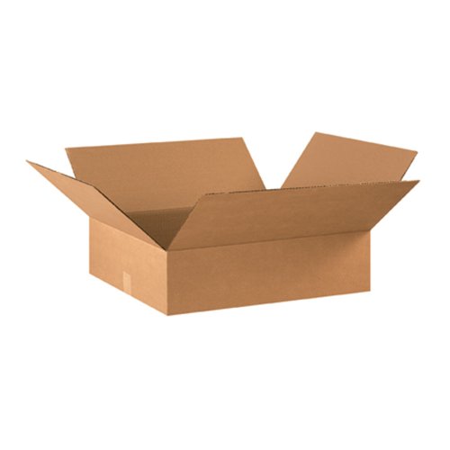 BOX USA Shipping Boxes Flat 22"L x 18"W x 6"H 20-Pack - Corrugated Cardboard Box for Moving, Mailing, Packing, Packaging and Storage - size: 22x18x6" (20-Pack)