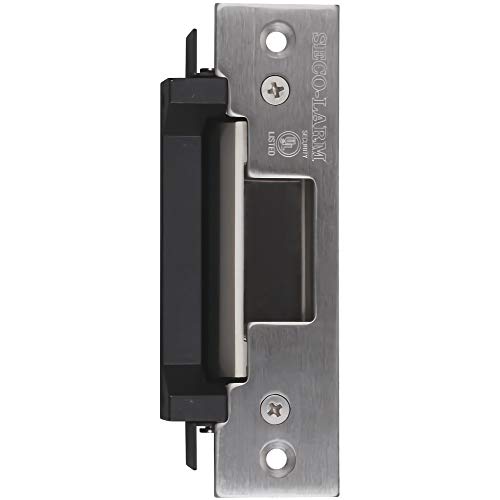 Seco-Larm SD-995C24 Electric Door Strike for Metal Doors, 24VDC, Shallow Design, Non-Polarized Connection, Reversible Non-Handed Design, Up to 250000 Cycles, Up to 1000 lbs of Static Strength