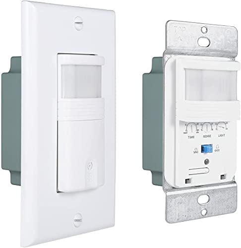 Motion Sensor Light Switch, 10 Pack, White