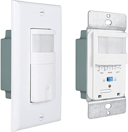 Motion Sensor Light Switch, 10 Pack, White