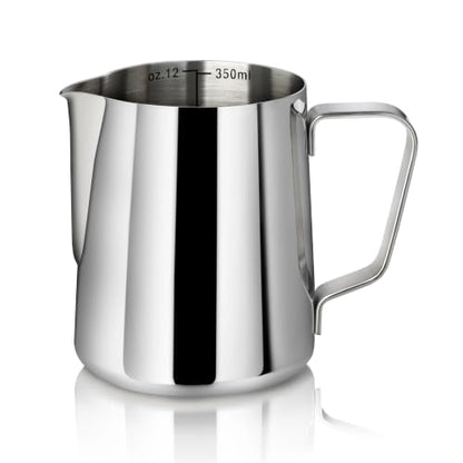 New Star Foodservice 28805 Stainless Steel Frothing Pitcher, 12 oz - size: 12 Ounces
