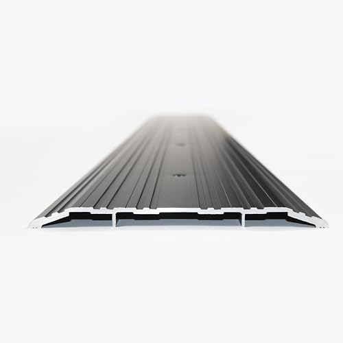 Aluminum Thresholds Extra Width 5"-6"-7"-8" Inch - Residential/Commercial use. Saddle/Handicap Easy Installing and Accessible/Fireproof Rated high-Quality (7"x48") - size: 7"x48"