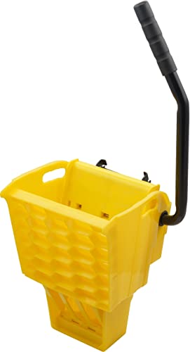 SPARTA 35 Qt Mop Bucket System with Wringer and Insert, Yellow - color: Yellow