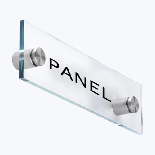 Lantee 12 Pack 3/4 x 1 Inch Sign Standoff Mounts, Stainless Steel Glass Standoff Holder with Rubber Gaskets, Brushed Finish Advertising Hardware for Acrylic Picture Frames, Wall Mounted Display Screws - color: Silver, size: 3/4" x 1" / 19 x 25mm