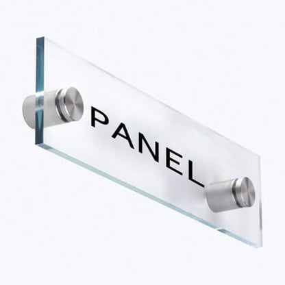 Lantee 12 Pack 3/4 x 1 Inch Sign Standoff Mounts, Stainless Steel Glass Standoff Holder with Rubber Gaskets, Brushed Finish Advertising Hardware for Acrylic Picture Frames, Wall Mounted Display Screws - color: Silver, size: 3/4" x 1" / 19 x 25mm