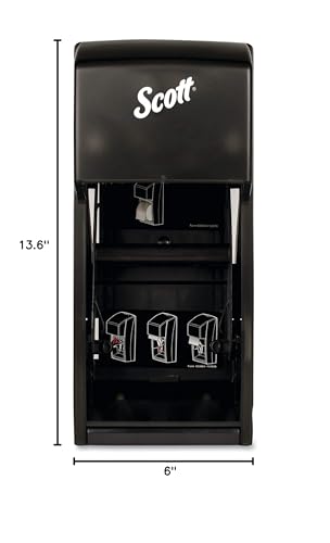Scott Professional Standard Toilet Paper Dispenser, Black (09021)