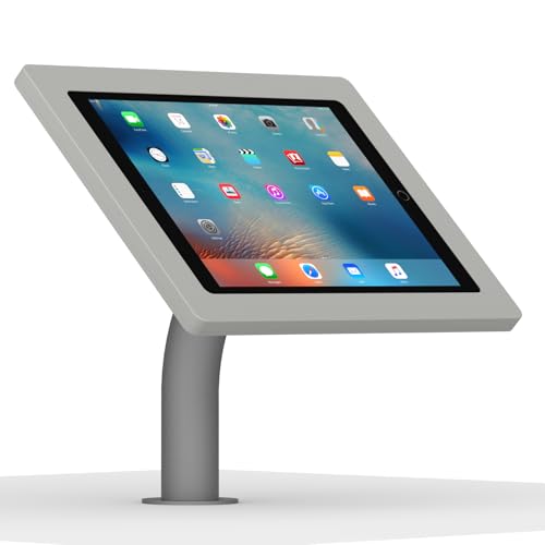 VidaMount Light Grey Enclosure and Fixed Neck Wall/Table Surface Mount [Bundle] Compatible with iPad Pro 12.9" (1st/2nd Gen) - color: Light Grey, size: iPad Pro 12.9" (1st/2nd Gen)