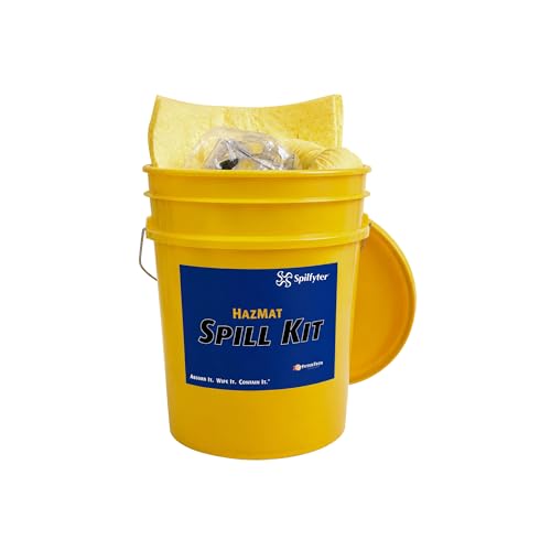 Spilfyter Hazmat Spill Kit in Reusable Bucket - style: HazMat Spill Kit