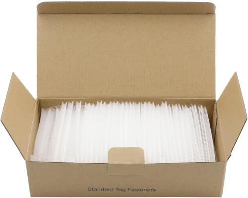 PAG-Mass 2 inch Standard Tagging Gun Fasteners Tag Barbs Attachments Price Tag Gun Refill for Clothing, 5000pcs, Transparent - color: Transparent, size: 2 inch (Standard)
