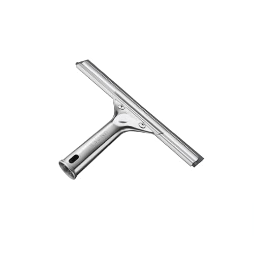 Unger Professional 8” Stainless Steel Window & Glass Cleaning Squeegee - Cleaning Supplies, Heavy Duty Squeegee for Window Cleaning, Streak Free Results - size: 8-inch, style: Squeegee