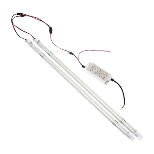 3500K Warm LED Retrofit Kit, 2FT 16W 2400LM, 0-10V Dimmable, Clear Cover - color: 2ft 3500k Clear
