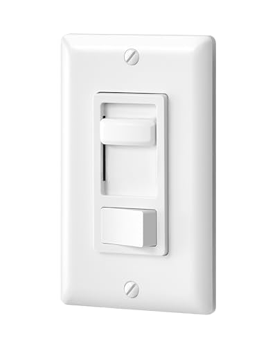 DEWENWILS Dimmer Switch, Single-Pole or 3-Way Dimmer Light Switch - size: 1 pack