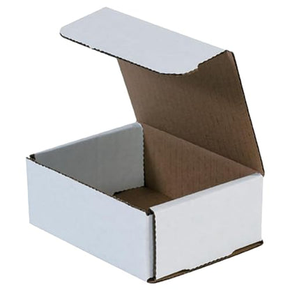 BOX USA White Mailer Boxes 5x4x2 50-Pk Shipping & Packing - size: 5x4x2" 50-Pack White