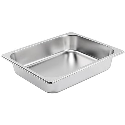 ZeroPone Hotel Pans with Lids, 4 Pack, 1/2 Size, 2.5" Deep - color: 2.5" Deep 4 Pack, size: 1/2 Size
