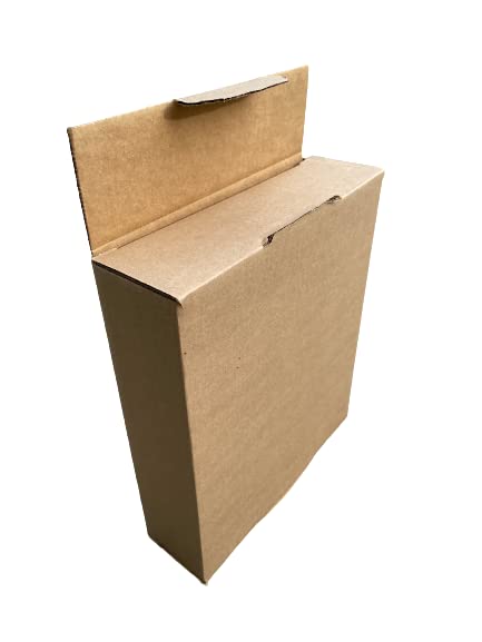 12x10x3 Inches Shipping Boxes Pack of 25, Small Corrugated Cardboard Box for Mailing Packing Literature Mailer (12"L x 10"W x 3"H)