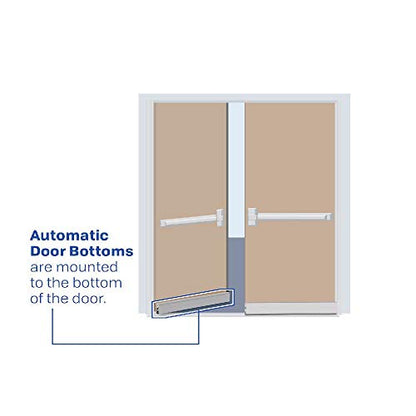 7253-AIR Semi-Mortised Automatic Door Bottom (32") - size: 32 Inch