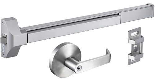 Push Bar Panic Exit Device for Exit Doors, UL Listed, with Exterior Lever