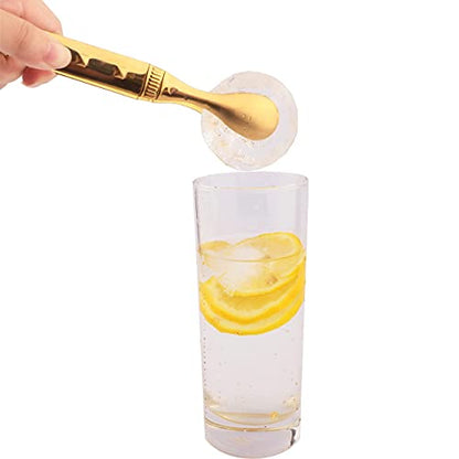 6-Pieces 6 Inch Gold Mini Tongs for Appetizers, Gold Serving Utensils for Serving Appetizers, Ice, Sugar - color: Gold