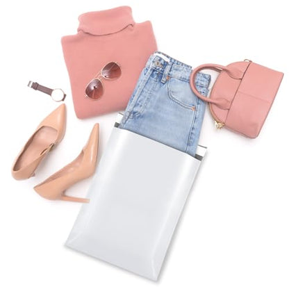 Fuxury 14.5x19" Poly Mailers 2000Pcs,Bulk Shipping Bags For Clothing,White - color: White, size: 14.5x19" 2000pcs
