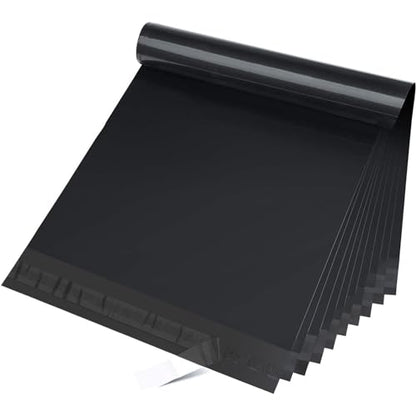 Fuxury Poly Mailers 10x13" 200 Pcs,Durble Shipping Bags For Clothing,Black - color: Black, size: 10x13" 200pcs