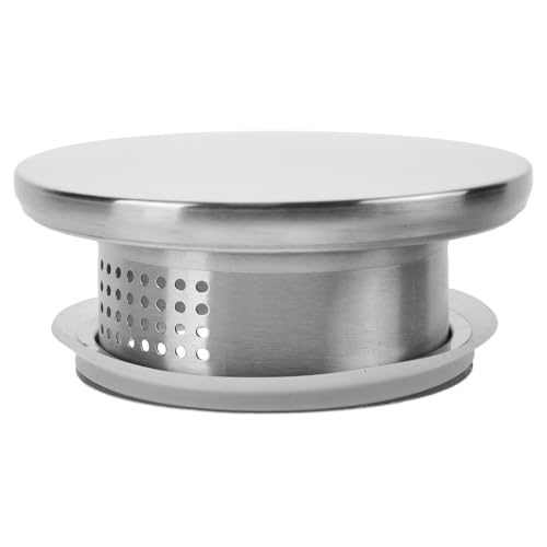 Veemoon Water Pitcher Covers,Glass Pitcher Replacement Lid Stainless Steel Jug Cover for Home Office Hotel Restaurant - 3.54x1.34 Inch