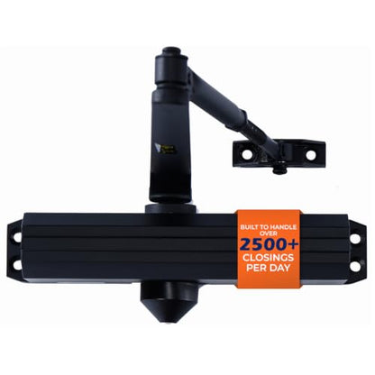 Boomerang D4016 Medium/Heavy-Duty Designer Auto Commercial Door Closer - color: Matte Black