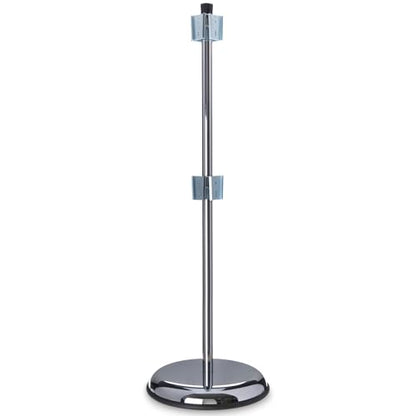 San Jamar Revolving Cup and Lid Dispenser Stand Stand Only for Restaurants, Dining Halls, and Fast Food, Stainless Steel, 30.5 x 2.75 x 12.25 Inches, Silver