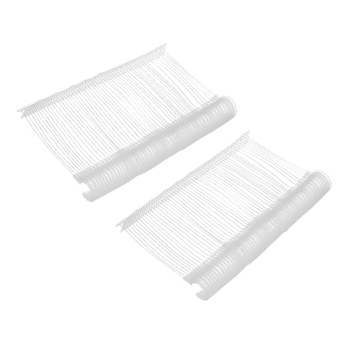 MECCANIXITY J Hook Standard Tagging Fasteners,Plastic Regular,Standard Label Gun Price Tagging Barbs for Garment Price Tag Label Tagging Barbs 50mm (2 Inch),Pack of 500 Transparent - color: Transparent, size: 50mm (2 Inch)