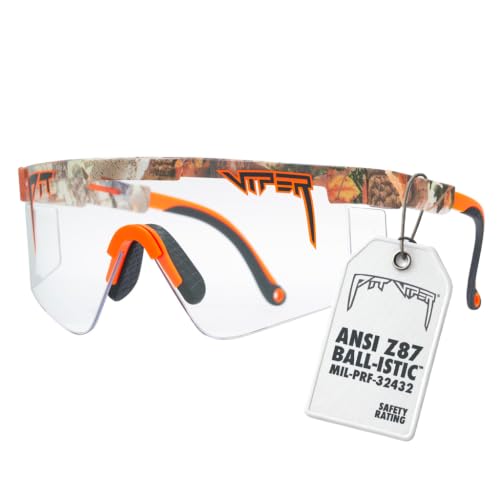 Pit Viper OG 2.0 Ballistic Shooting Glasses | MIL-SPEC Z87+ - color: Clear, size: Wide