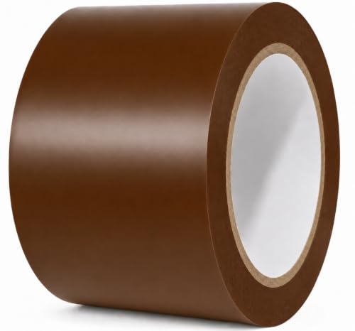 GGR Supplies CVT-536 Brown Vinyl Floor Marking Tape, 3 x 36 Yards - color: Brown, size: 3 in. x 36 yds.