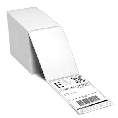 Direct Thermal Labels Perforated Barcode Shipping Sticker - size: 4" X 6" 1000 Labels