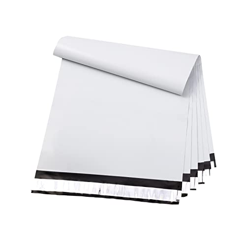 Metronic Poly Mailers 7.5x10.5 100 Pack, Durable Shipping Bags for Clothes - color: White, size: 7.5x10.5 100PC