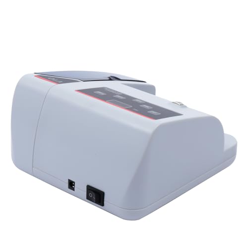 Portable Money Counter with Uv/Mg/Wm Counterfeit Detection 600Pcs/Min Bill Multi-Currency Counting Machine 100-240V Led Display，Bill for Business Mixed Denomination Money Counting Machine
