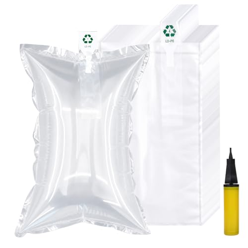 Air Bags for Packing,Inflatable Air Pillows for Shipping with Pump,Package Fillers to Keep Shape,Reseller Supplies to Packing Peanuts Purse Stuffers (5.91 × 9.84 inches/100pcs) - size: 5.91 × 9.84 inches/100pcs
