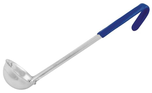 Winco 2 oz Red Prime One Piece Stainless Steel Ladle Listed - color: Blue, size: 2 Ounce, style: One Piece