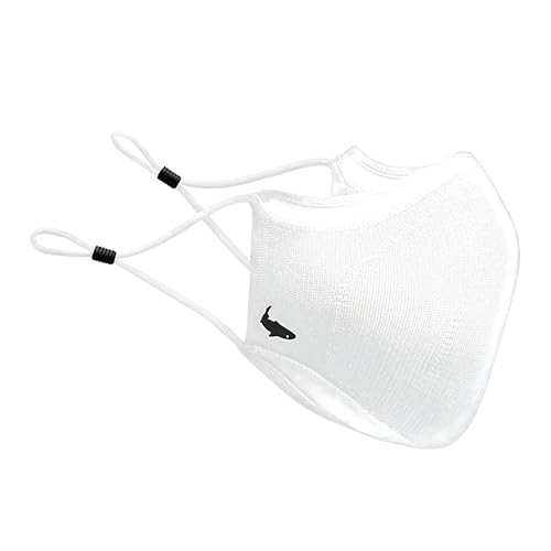 INHERENT Reusable Face Mask, Anti-Odor, Adjustable, Comfortable - style: White - Large