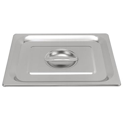DYNAMI 1/2 Size Hotel Pan with Lid, 4" Perforate Pan+6" Steam Table Pan