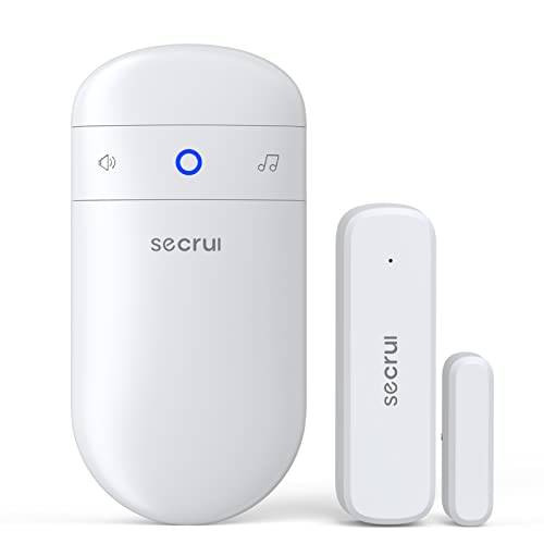 Door Chime When Door Opens, Door Opened Alarm for Home/Business Entering - color: White, size: 1 Receiver+1 Sensor