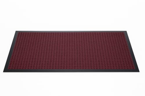 Guardian WaterGuard Indoor/Outdoor Wiper Scraper Floor Mat, Rubber/Nylon, 2'x3', Burgundy - color: Burgundy, size: 2' x 3' (Rectangular)