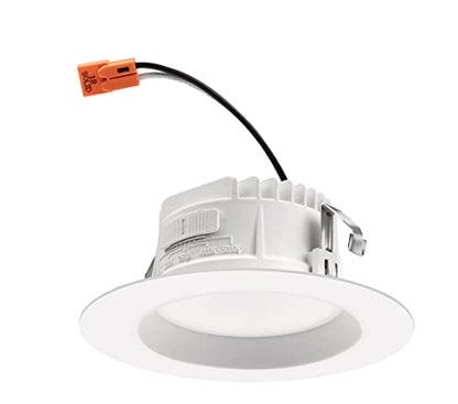 Juno 4 Inch LED Recessed Lighting, RetroBasics Series LED Downlight Trim Kit, Regressed 4" Ceiling Light with 5-in-1 Switchable White Color, 625 Lumens, Baffle Trim, Matte White - color: Switchable White, size: 4-Inch, style: Standard | Non-Adjustable | S