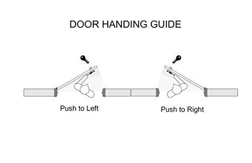 Adams Rite Push Paddle Storefront Door Handle, Aluminum, 6"x4.5", Left - color: Aluminum Silver, style: Left Hand