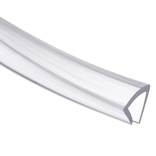 uxcell Clear Edge Trim 9.8Ft U Channel Edges Guards Fits 13/32"-7/16" - size: 9.8Ft x 9/16" x 15/32", Fits 13/32"-7/16"