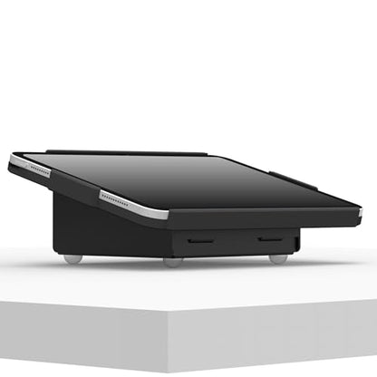 VidaMount Black Open Enclosure and Fixed Tilted 15° Desk/Surface Mount [Bundle] Compatible with iPad Air 10.9" (4/5 Gen) & Air 11" (M2/M3) - color: Black, size: iPad Air 10.9" (4/5 Gen) & Air 11" (M2/M3)