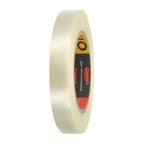 uxcell Filament Strapping Tape 3/4" x 54.7 Yards 5.9 Mil Heavy Duty Striped - size: 3/4 Inch x 54.7 Yards 5.9 Mil