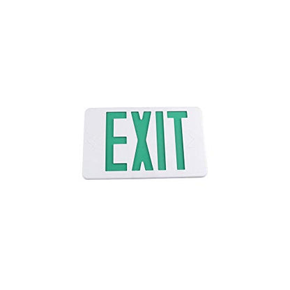 Commercial Electric 120-277-Volt with Ni-Cad 4.8-Volt White Integrated LED Exit Sign