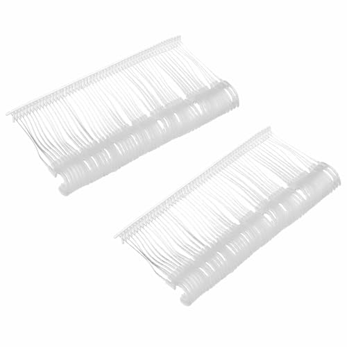 MECCANIXITY J Hook Standard Tagging Fasteners,Plastic Regular,Standard Label Gun Price Tagging Barbs for Garment Price Tag Label Tagging Barbs 35mm (1-3/8 Inch),Pack of 500 Transparent - color: Transparent, size: 35mm (1-3/8 Inch)