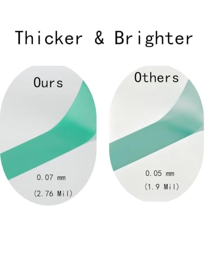 Dark Green Flagging Tape,Weatherproof Surveyor Marking Ribbon,Non-Adhesive - color: Dark Green