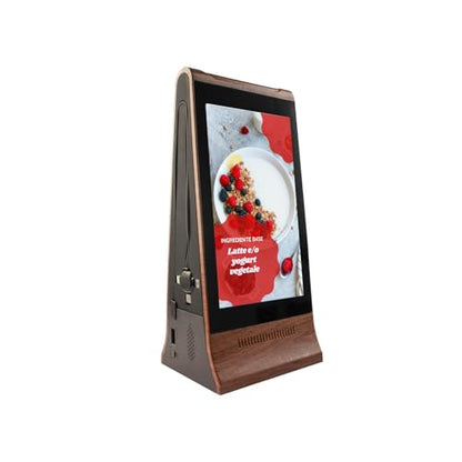 WeADS Digital Signage Display for Tabletop (Wood Grain) - color: Wood Grain