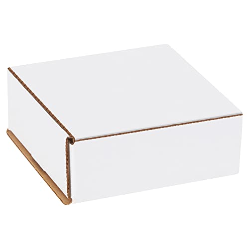 Box USA BM552 5"L x 5"W x 2"H, White (Pack of 50) - size: (025) 5" x 5" x 2", 50-Pack