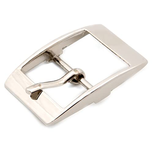 Loosco single prong buckle, 6PCS Strap Buckles Tri-Glide Slide Buckles for Shoes Purse Making Accessories - color: Silver